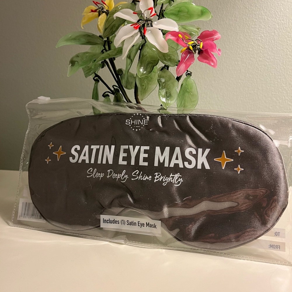 NWT! Satin Eye Mask